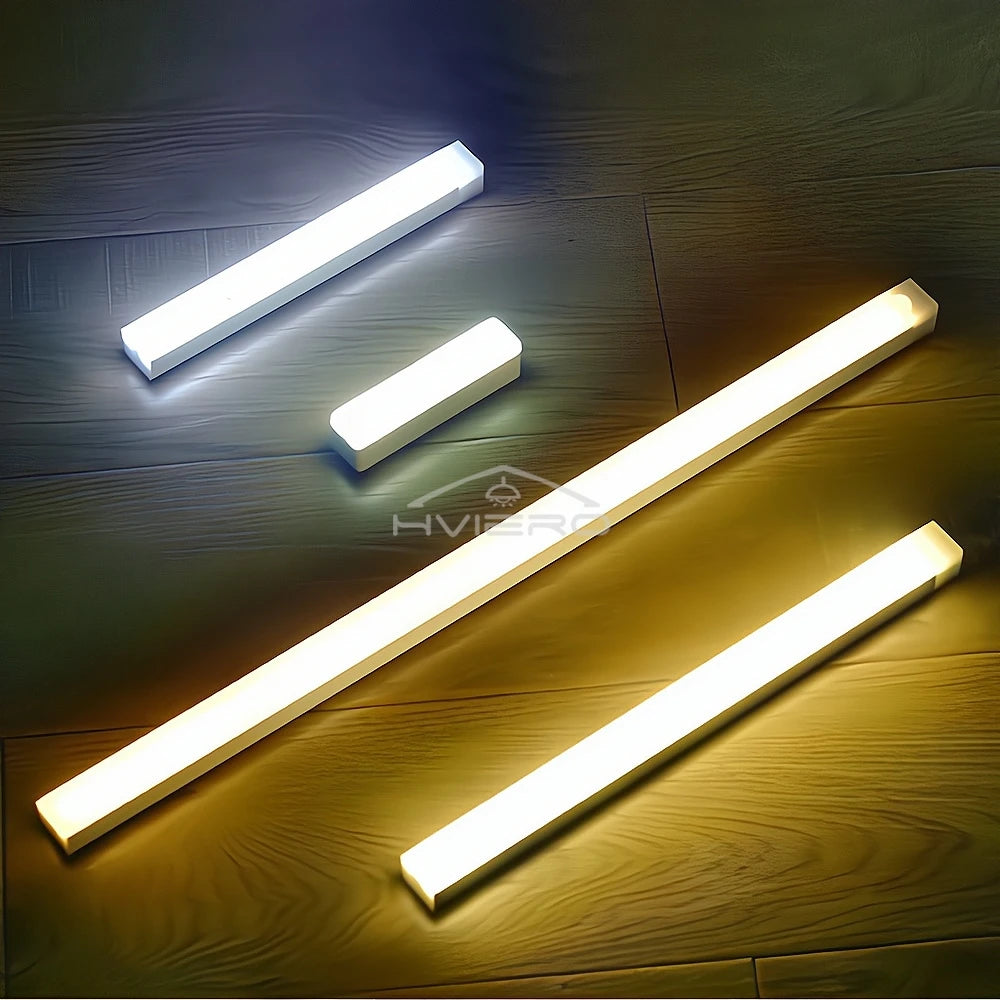 Luz LED Inteligente con Sensor de Movimiento – Recargable por USB, Magnética e Inalámbrica | Ideal para Armarios, Cocina, Pasillos y Escaleras