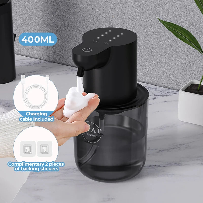 Dispensador Inteligente de Jabón de Pared – Espuma Automática, Sensor Sin Contacto y Depósito de 500 ml