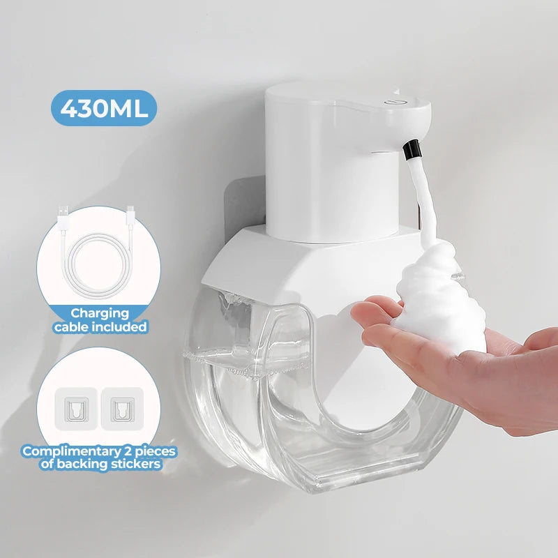 Dispensador Inteligente de Jabón de Pared – Espuma Automática, Sensor Sin Contacto y Depósito de 500 ml
