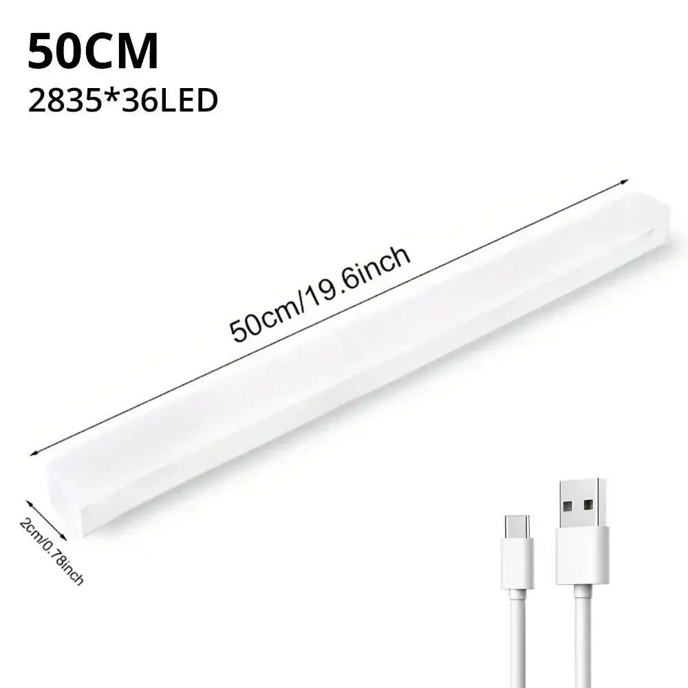 Luz LED Inteligente con Sensor de Movimiento – Recargable por USB, Magnética e Inalámbrica | Ideal para Armarios, Cocina, Pasillos y Escaleras
