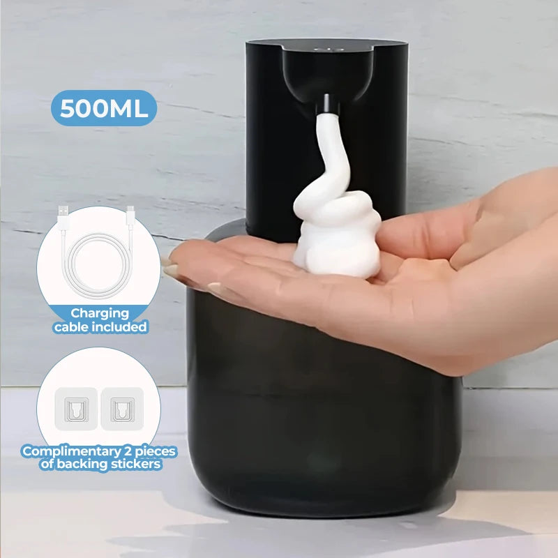 Dispensador Inteligente de Jabón de Pared – Espuma Automática, Sensor Sin Contacto y Depósito de 500 ml