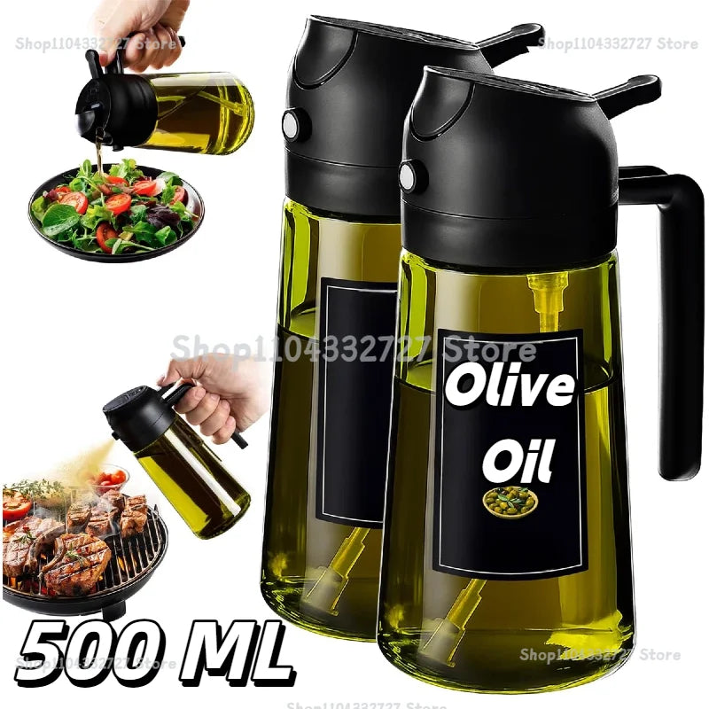 Pulverizador de Aceite 2 en 1 – Precisión y Sin Goteo