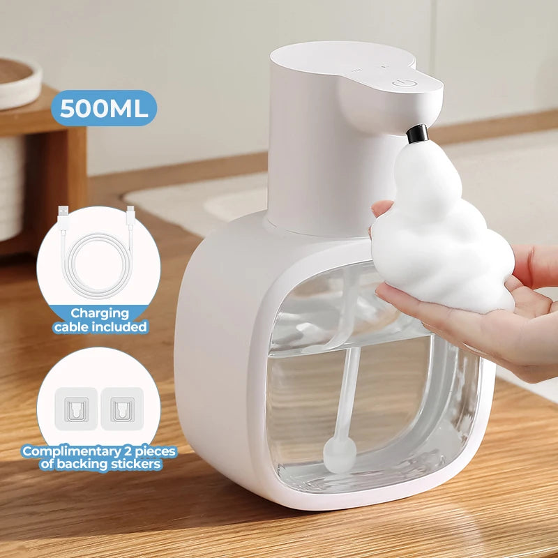 Dispensador Inteligente de Jabón de Pared – Espuma Automática, Sensor Sin Contacto y Depósito de 500 ml