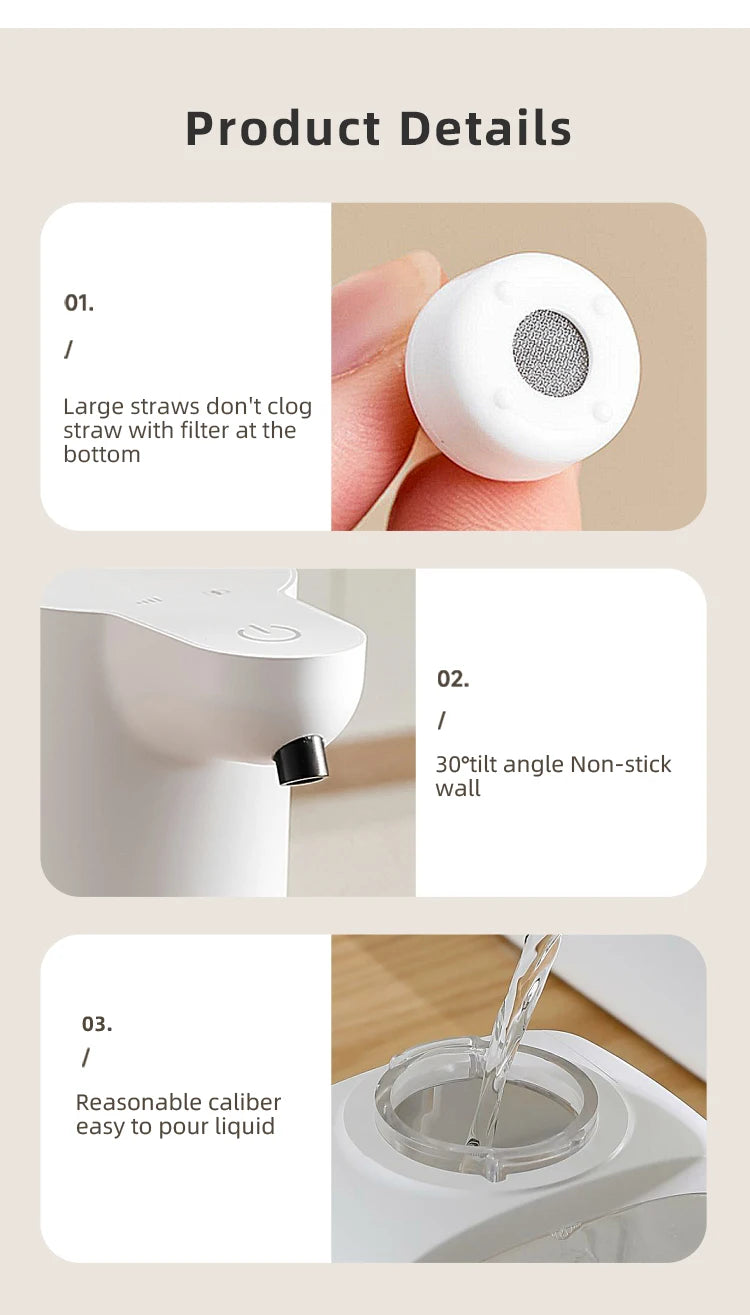Dispensador Inteligente de Jabón de Pared – Espuma Automática, Sensor Sin Contacto y Depósito de 500 ml