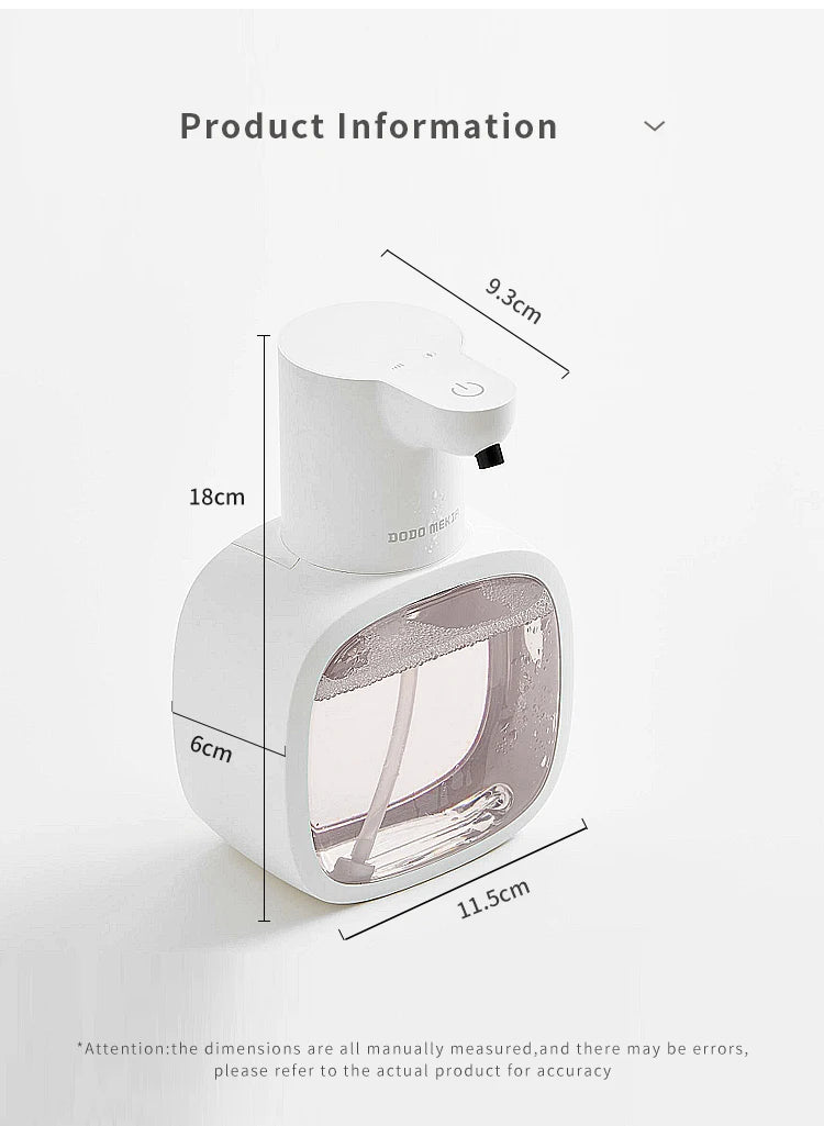 Dispensador Inteligente de Jabón de Pared – Espuma Automática, Sensor Sin Contacto y Depósito de 500 ml