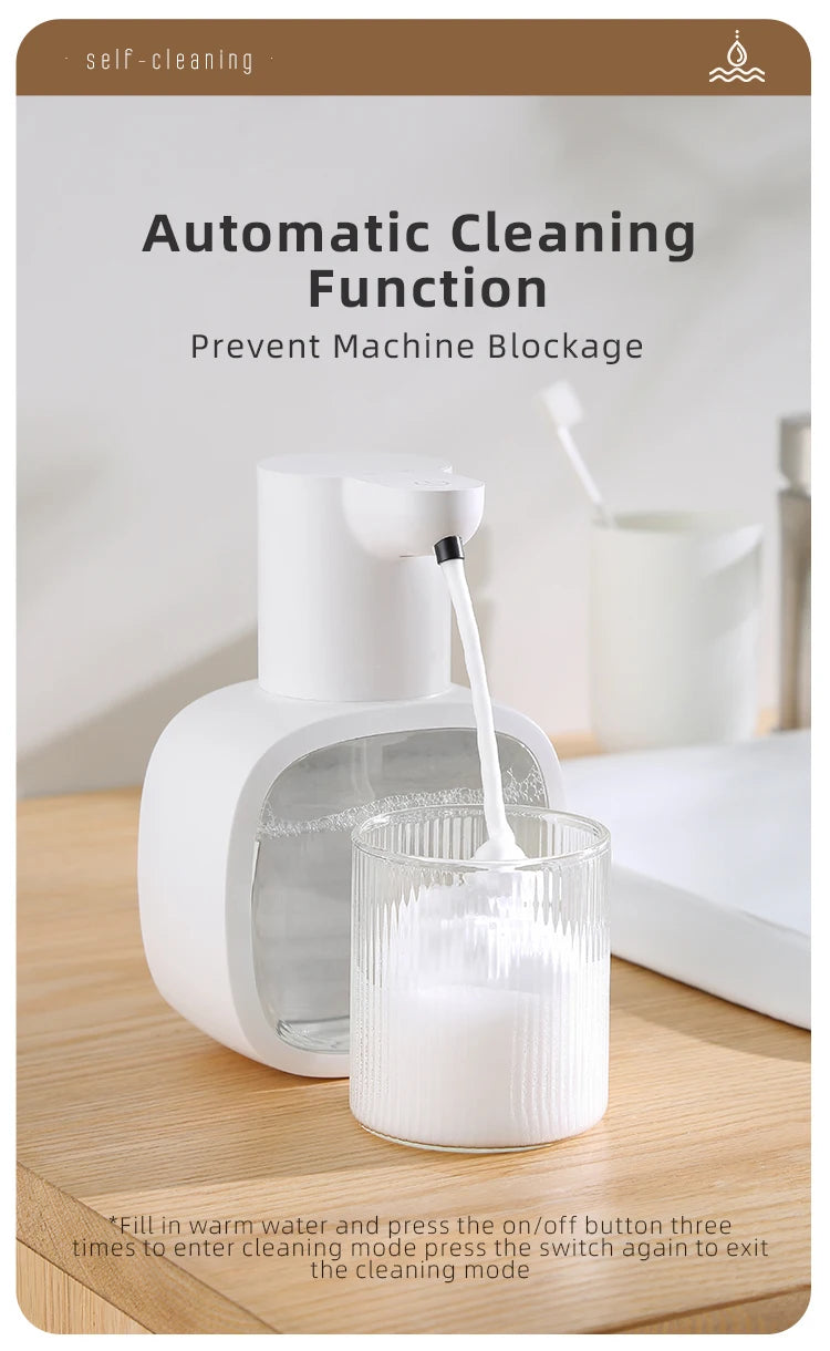 Dispensador Inteligente de Jabón de Pared – Espuma Automática, Sensor Sin Contacto y Depósito de 500 ml